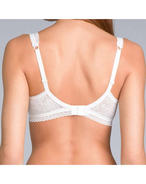 Soutien-gorge balconnet Invisible Elegance nacre