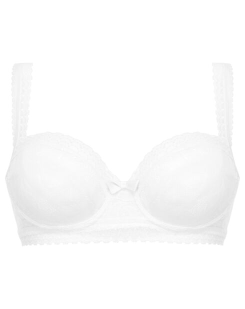 Soutien-gorge balconnet Invisible Elegance nacre