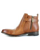 Bottines en Cuir Bora Bora cognac