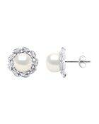 Boucles d'oreilles Argent & Perles d'Eau Douce blanc naturel