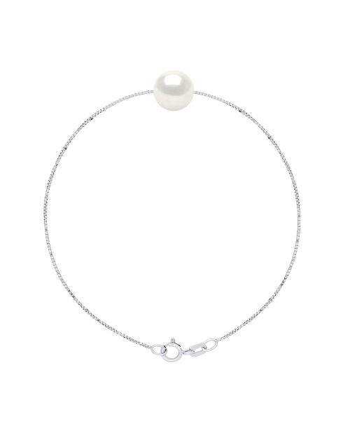 Bracelet Ariane Argent & Perle d'Eau Douce blanche