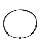 Collier en Argent & Perle d'Eau Douce noire