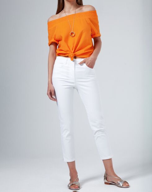 Bluse Malba aus Leinenmischung, Mango