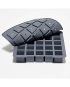 Moule en silicone 25 cubes noir - 21x21x3.5 cm