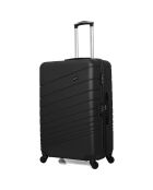 Valise Long Séjour 4 roues simples Tigre 75 cm noire