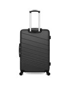 Valigia Medium Stay 4 ruote singole Tigre 65 cm nera