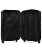 Valise Long Séjour 4 roues simples Tigre 75 cm gris foncé