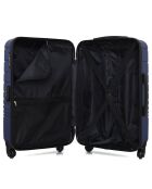 Valise Cabine 4 roues simples Tigre 55 cm bleu marine