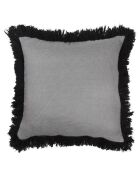 Housse de coussin Comporta gris/noir - 50x50 cm