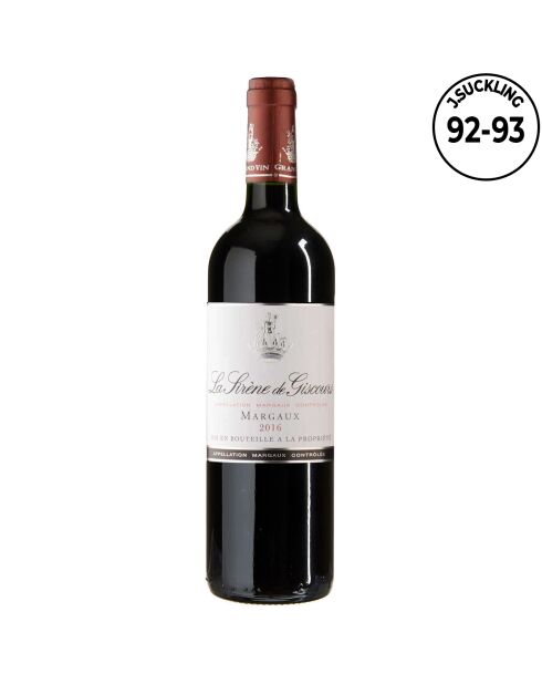 1 Margaux 2016 La Sirène de Giscours 75cl