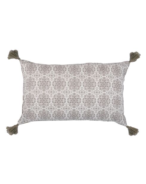 Housse de coussin India écorce - 50x30 cm