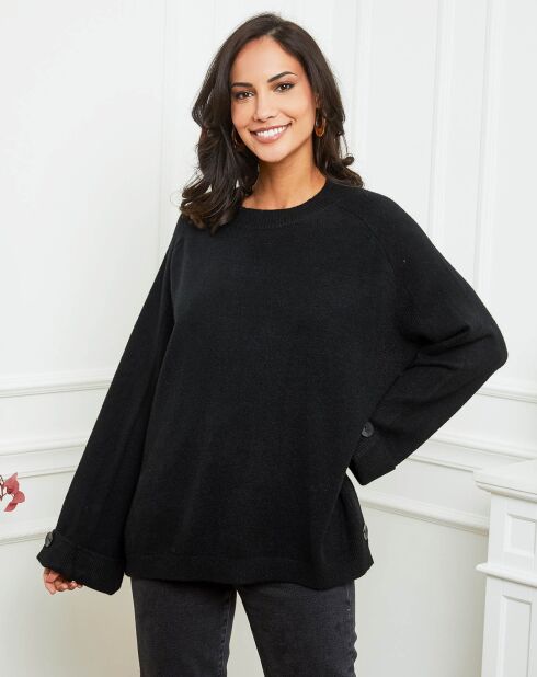 Pull Fanny oversize noir