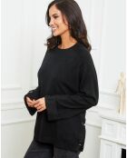 Pull Fanny oversize noir