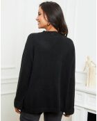 Pull Fanny oversize noir