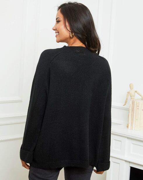 Pull Fanny oversize noir