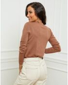 Pull en Cachemire mélangé Juliette camel