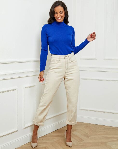 Pull en Cachemire mélangé Jade royal
