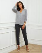 Gilet en Cachemire mélangé Yasmine gris