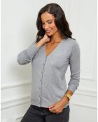 Gilet en Cachemire mélangé Yasmine gris