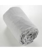 Drap housse  Flanelle Candice gris chambré