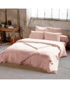 Taie d'oreiller  Gaze de Coton Gaïa rose