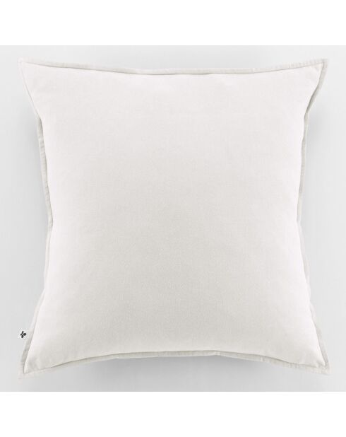 Taie d'oreiller  Flanelle Candice blanche