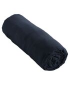 Drap housse  Gaze de Coton Gaïa bleu foncé