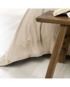 Housse de couette  Flanelle Candice beige