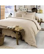 Housse de couette  Flanelle Candice beige