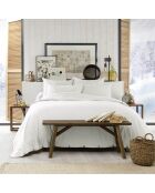 Housse de couette  Flanelle Candice blanche
