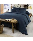 Housse de couette  Flanelle Candice bleue