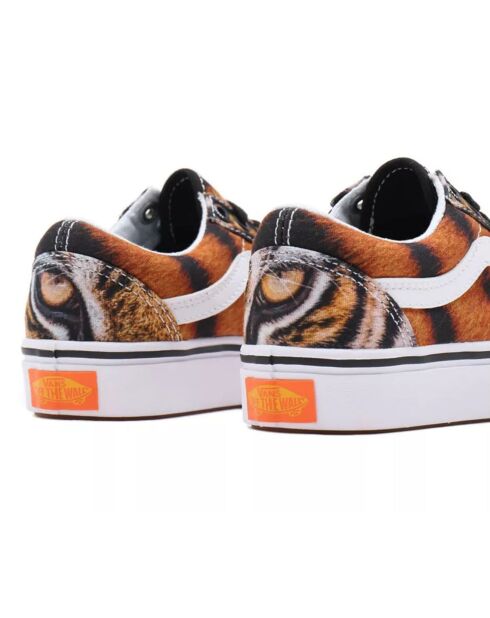 ComfyCush SK8-Hi Zip Discovery Sneakers aus mehrfarbigem Canvas