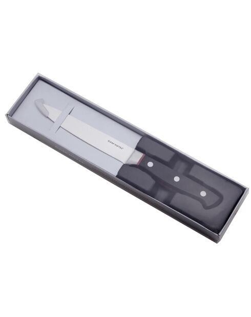 Couteau à légumes Hiro noir/rouge  - 25 cm