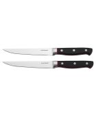 2 Couteaux à steak Hiro noir/rouge  - 25 cm