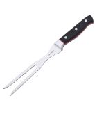 Fourchette à viande Hiro noir/rouge  - 30.5 cm