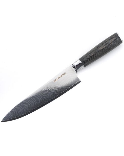 Couteau chef Damarus noir - 32 cm