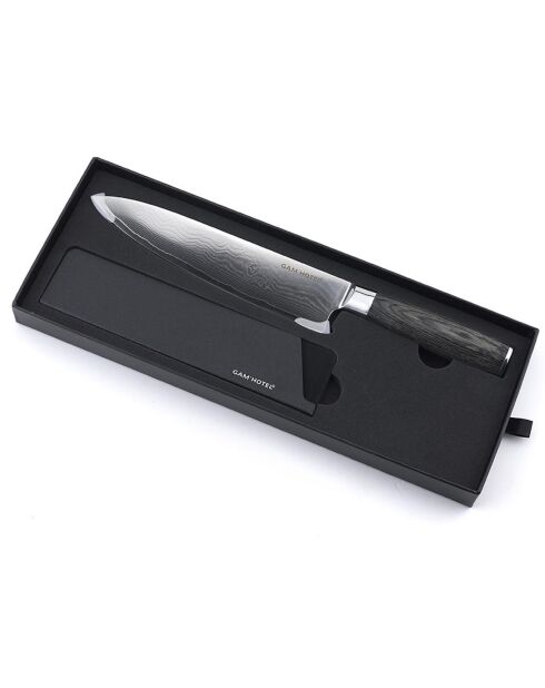 Couteau chef Damarus noir - 32 cm