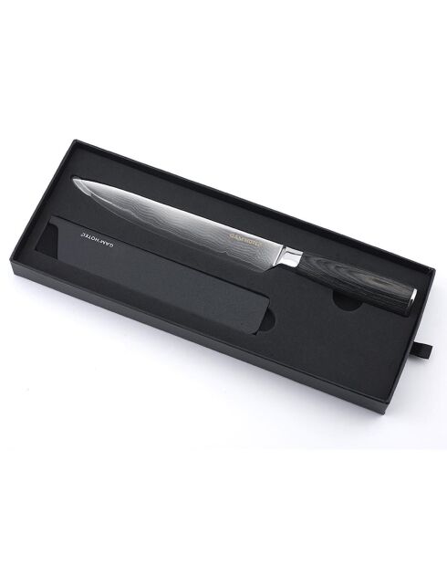 Couteau trancher Damarus noir - 32.5 cm