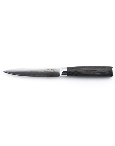 Couteau office Damarus noir - 23 cm