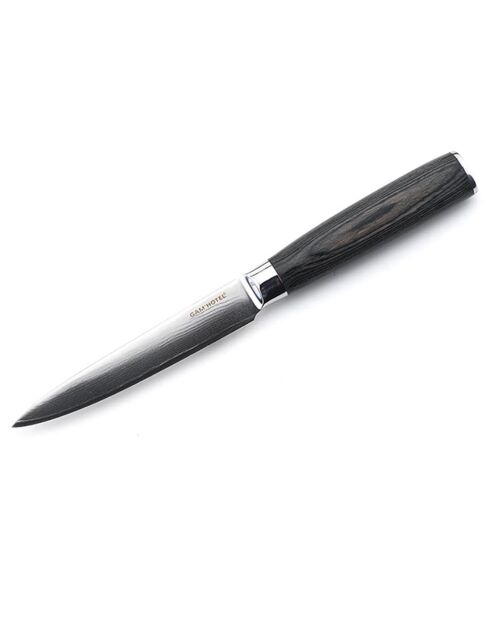 Couteau office Damarus noir - 23 cm