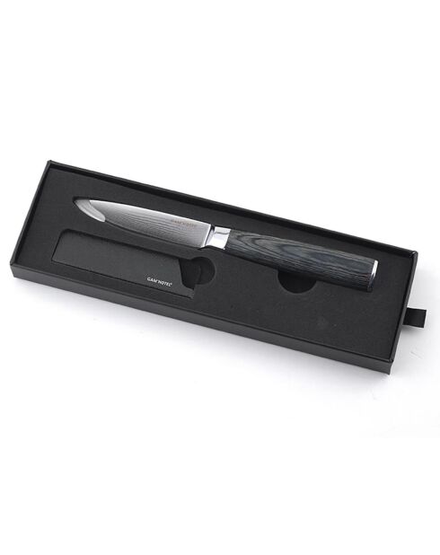 Couteau légume Damarus noir - 20.5 cm