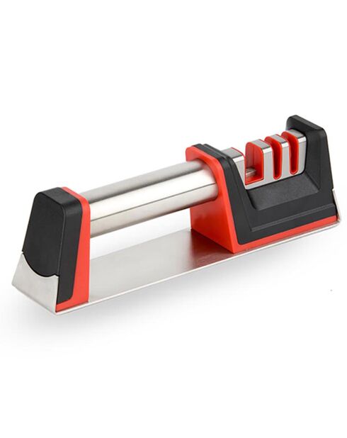 Aiguiseur 3 systèmes d'affûtage Hiro  noir/rouge