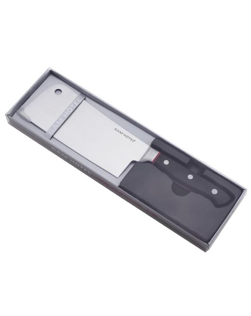 Couperet Hiro noir/rouge  - 31 cm