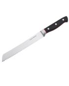 Couteau à pain Hiro noir/rouge  - 33.5 cm