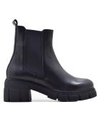 Chelsea Boots en Cuir Katlyn noires - Talon 6 cm