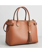 Handtasche Anita aus Kamelleder - 32,5 x 23 x 15,5 cm
