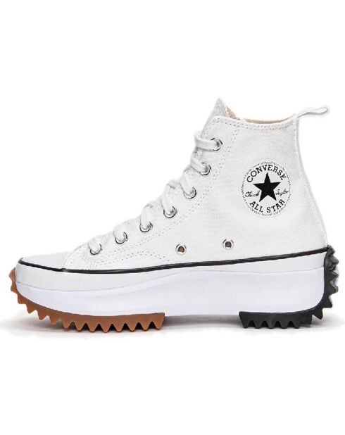 Baskets Run Star Hike Hi blanches