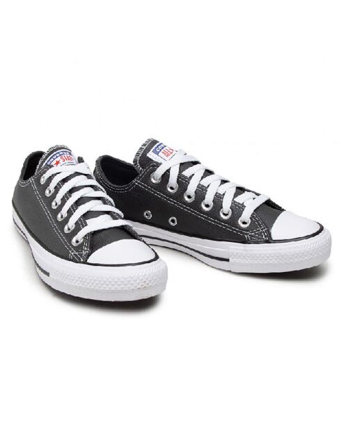 Baskets en Cuir Ox noires
