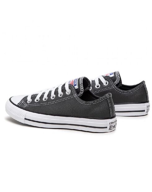 Baskets en Cuir Ox noires