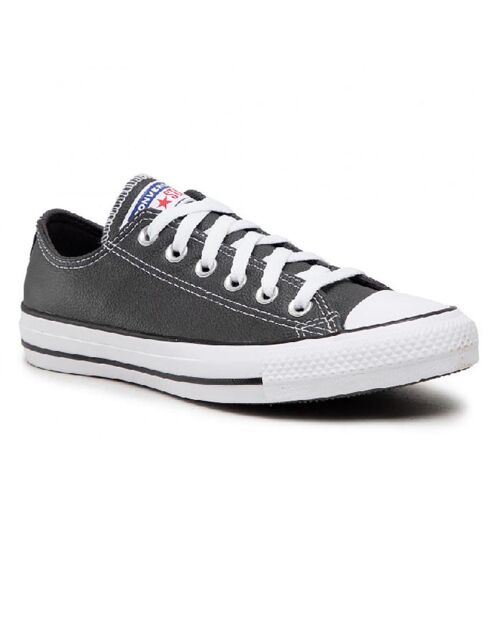 Baskets en Cuir Ox noires